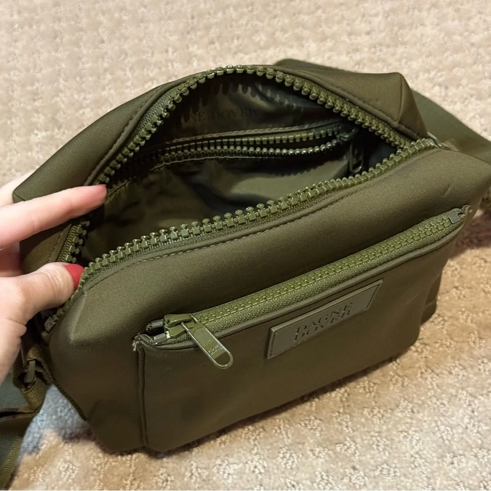Dagne Dover Olive Green Micah Crossbody Purse Bag - Picture 3 of 8